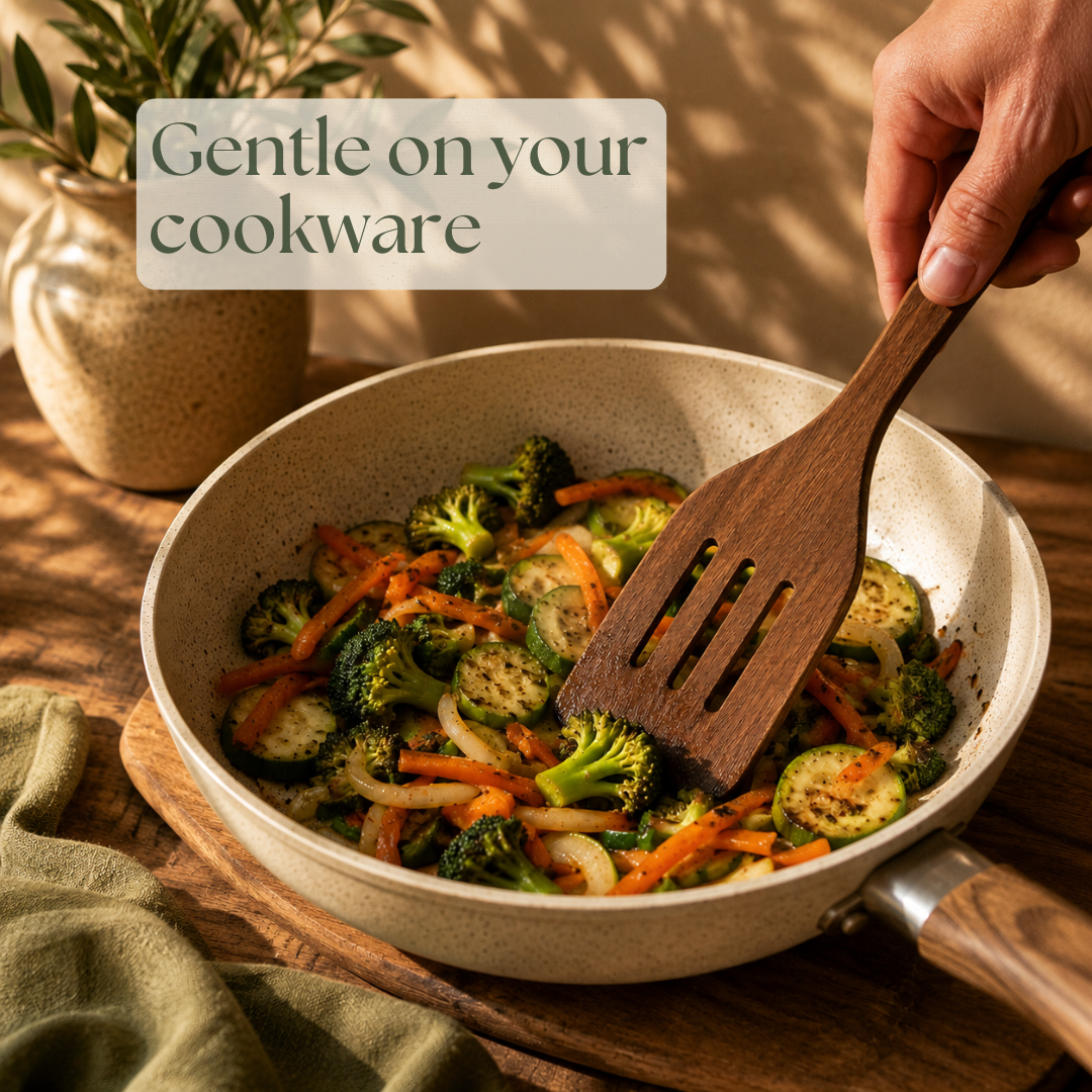 The Wooden Pantry™ Essential Wooden Utensil Set